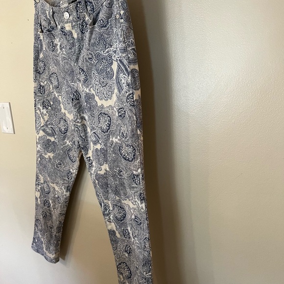 Nine West Paisley Print Jeans - Picture 2 of 5